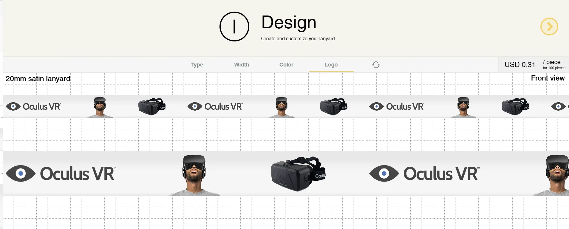 Oculus lanyard