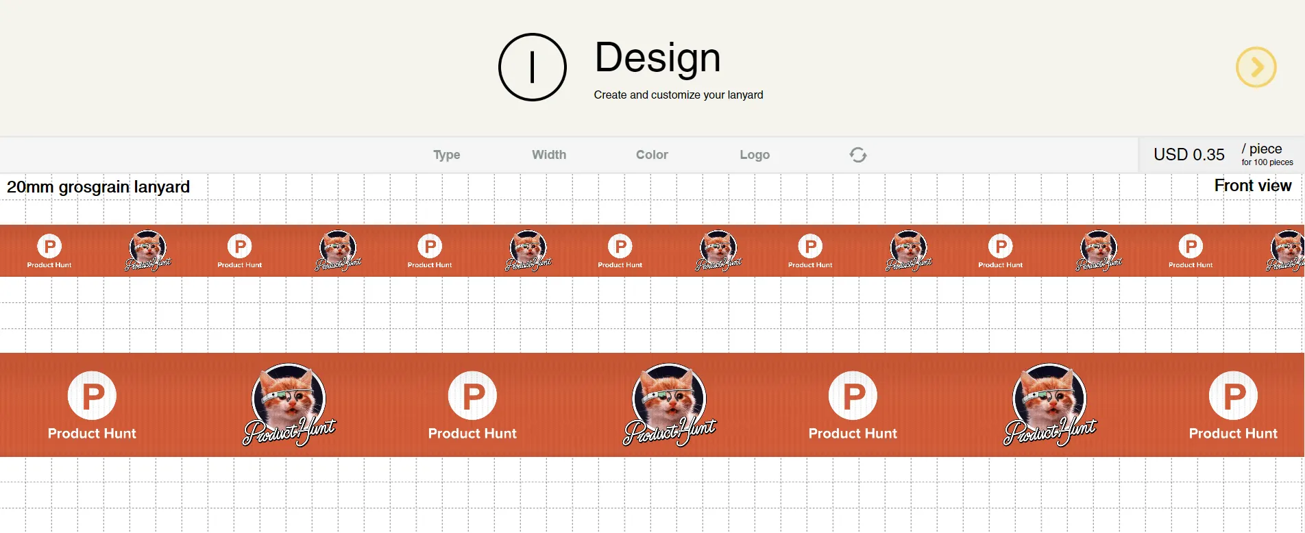 Producthunt lanyard
