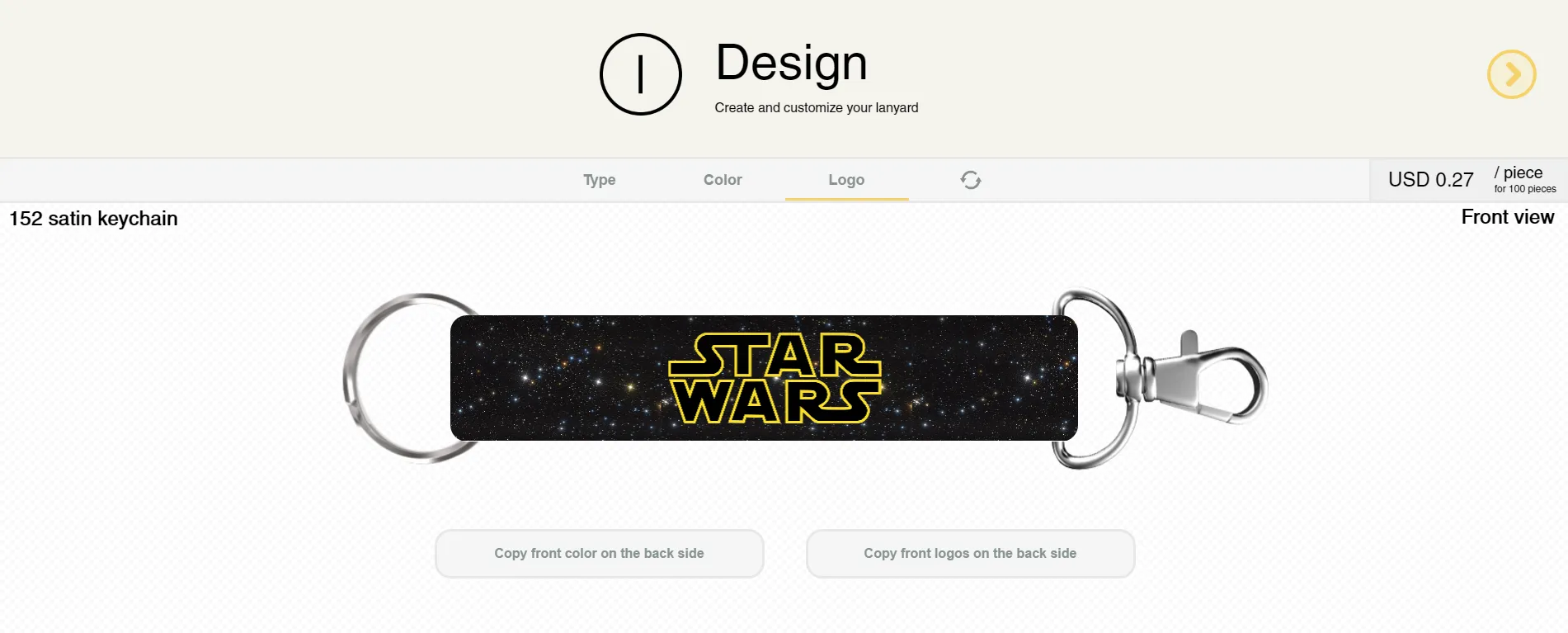 Starwars keychain