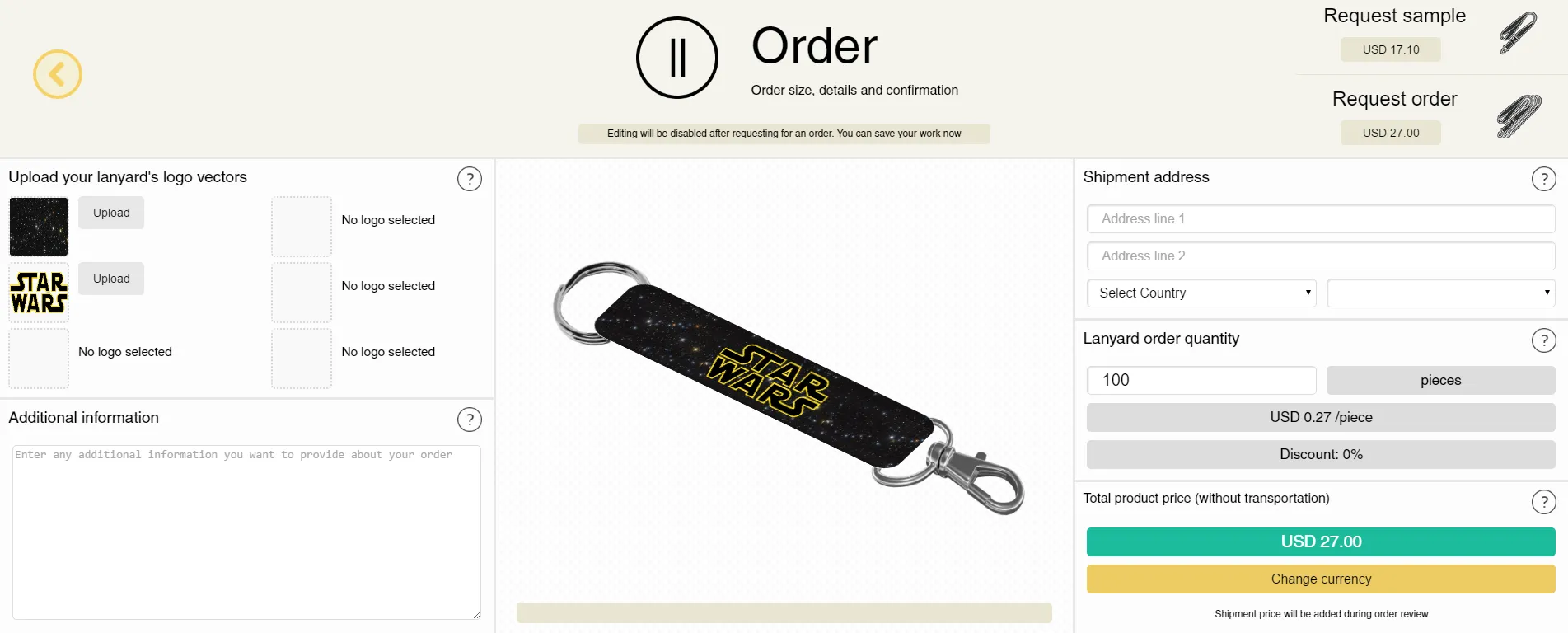 Starwars keychain